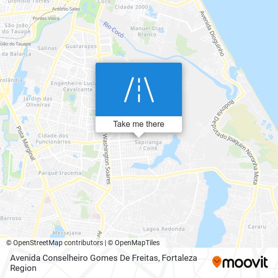 Mapa Avenida Conselheiro Gomes De Freitas