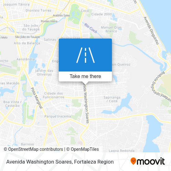 Avenida Washington Soares map