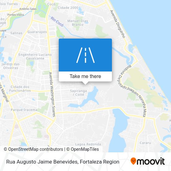 Rua Augusto Jaime Benevides map