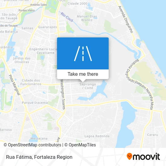 Rua Fátima map