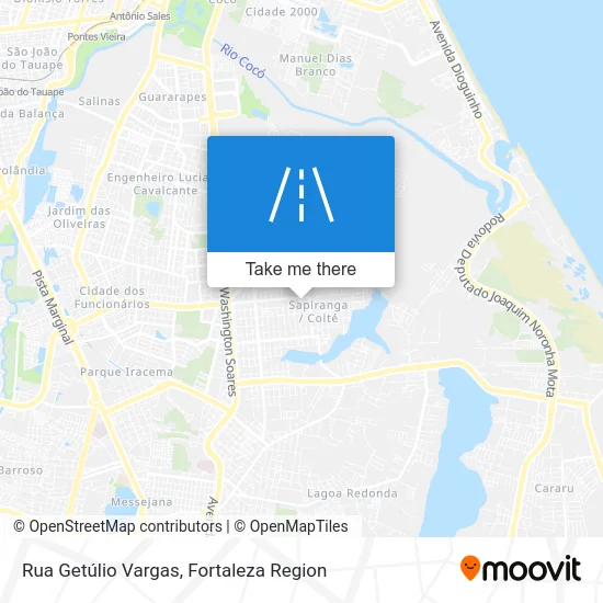 Rua Getúlio Vargas map