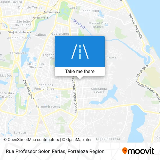 Rua Professor Solon Farias map