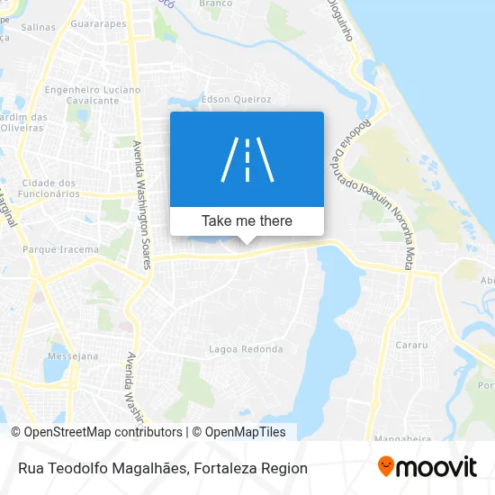 Rua Teodolfo Magalhães map