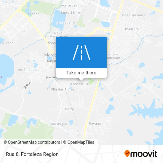 Rua 8 map