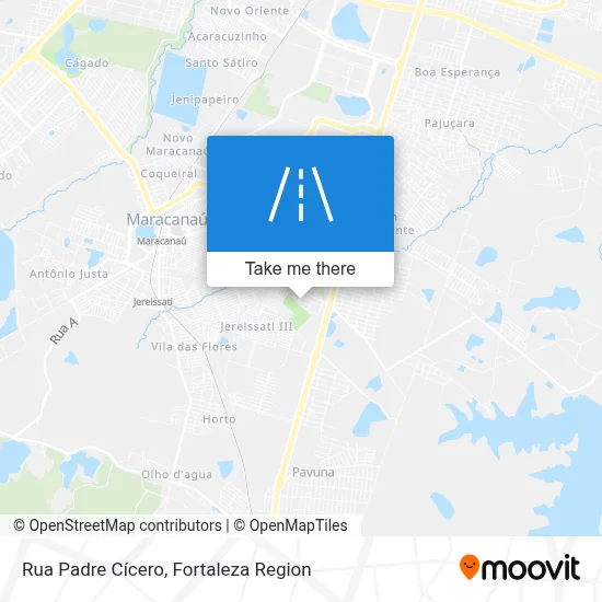 Rua Padre Cícero map