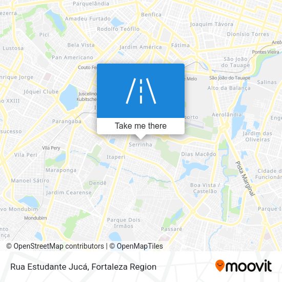 Rua Estudante Jucá map