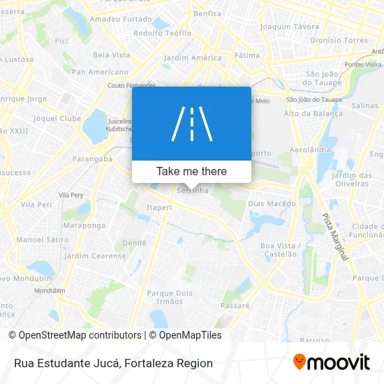Rua Estudante Jucá map