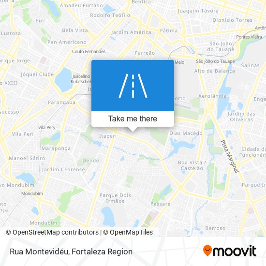 Mapa Rua Montevidéu