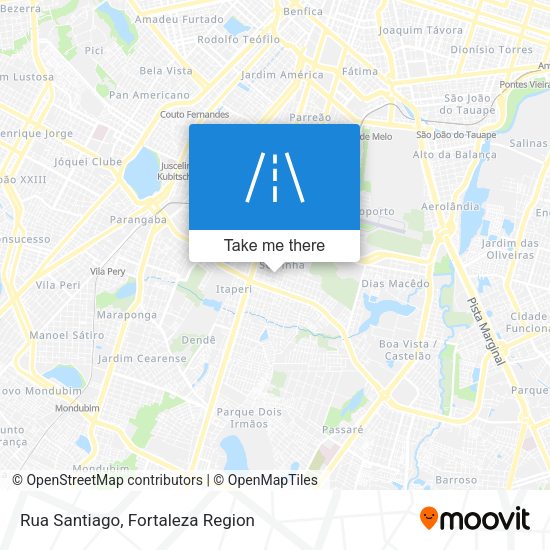 Rua Santiago map