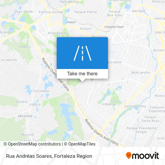 Rua Andréas Soares map