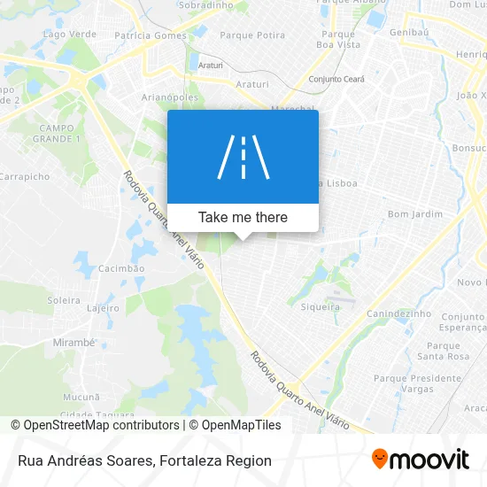 Rua Andréas Soares map