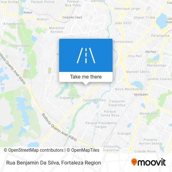 Rua Benjamin Da Silva map