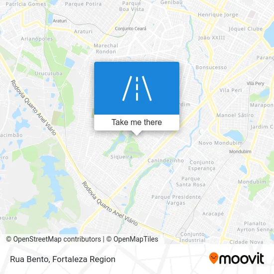 Rua Bento map