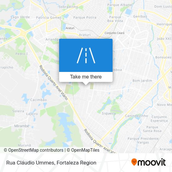 Rua Cláudio Ummes map