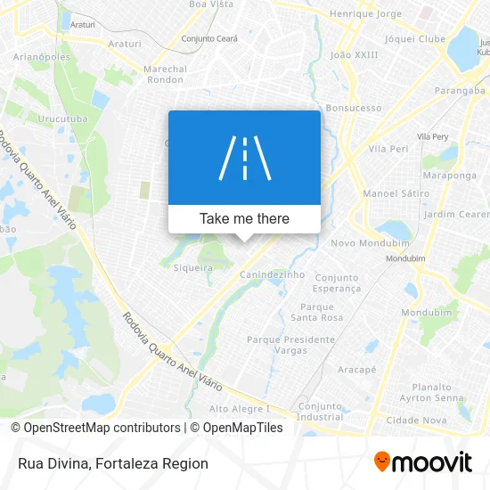 Rua Divina map