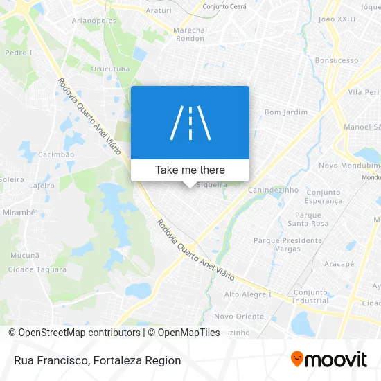 Rua Francisco map