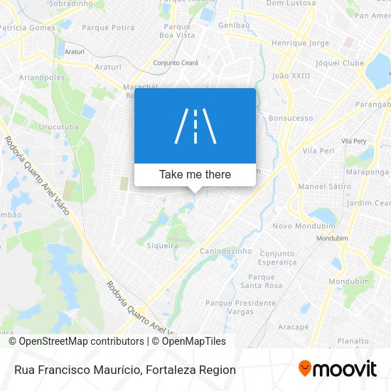 Rua Francisco Maurício map