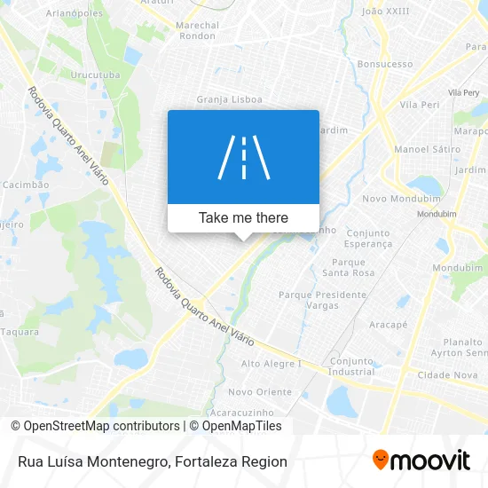 Rua Luísa Montenegro map