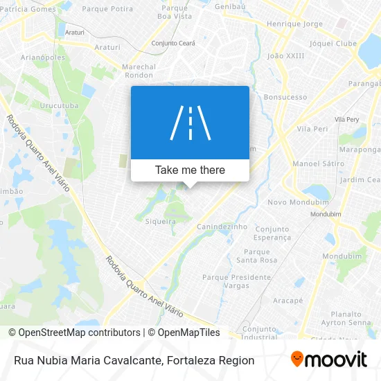 Rua Nubia Maria Cavalcante map