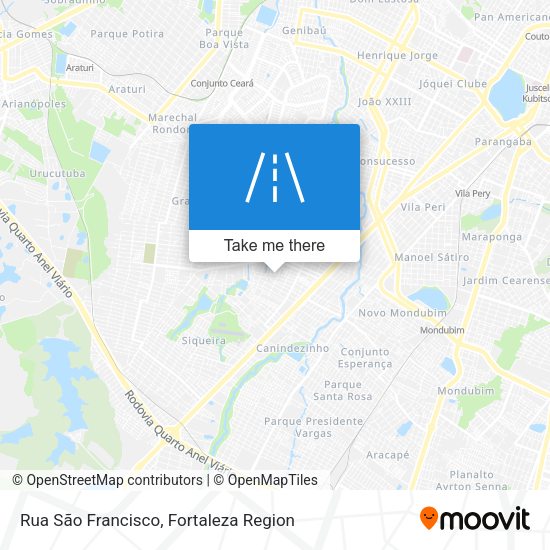 Rua São Francisco map
