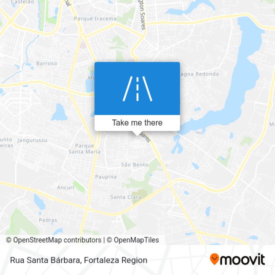 Rua Santa Bárbara map