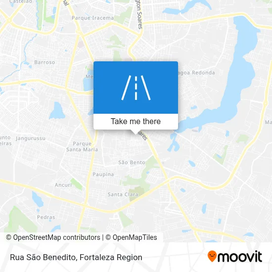 Rua São Benedito map