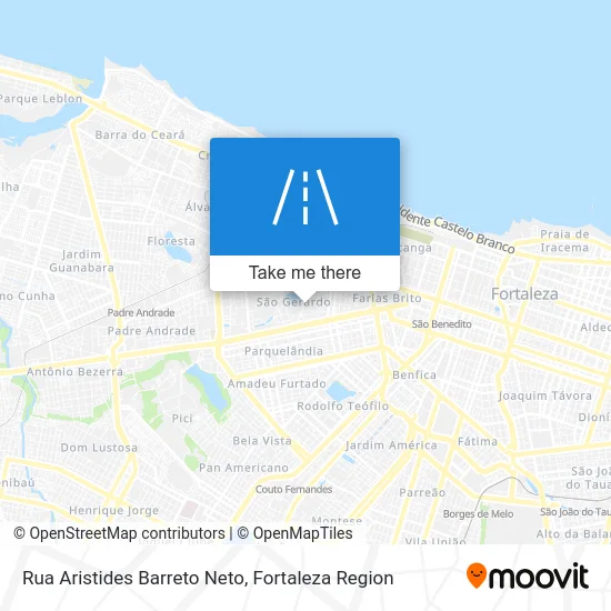 Rua Aristides Barreto Neto map