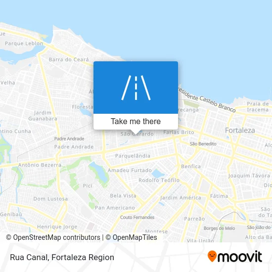 Rua Canal map