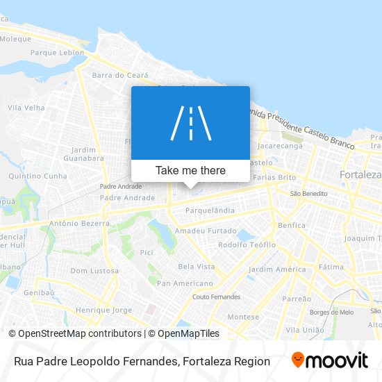 Rua Padre Leopoldo Fernandes map