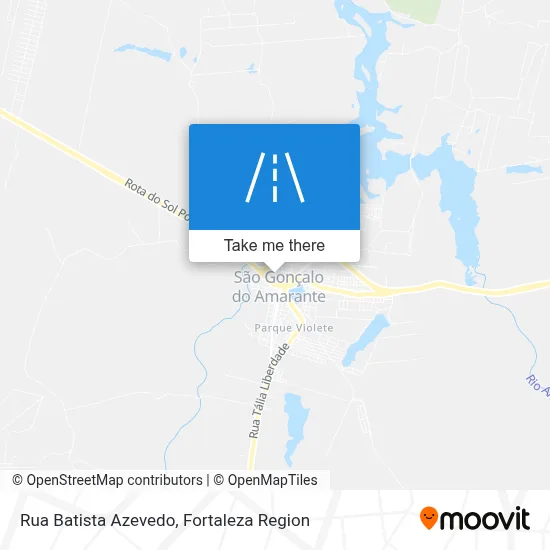 Rua Batista Azevedo map