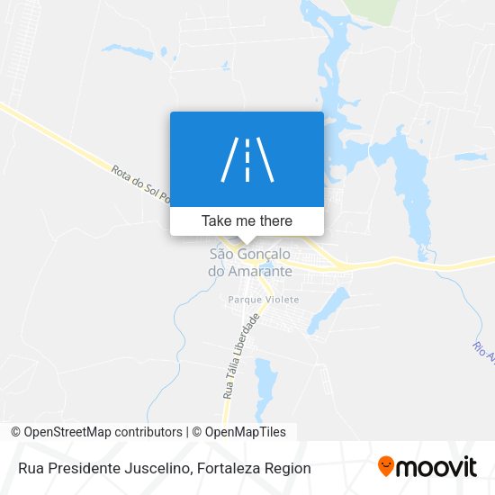 Rua Presidente Juscelino map