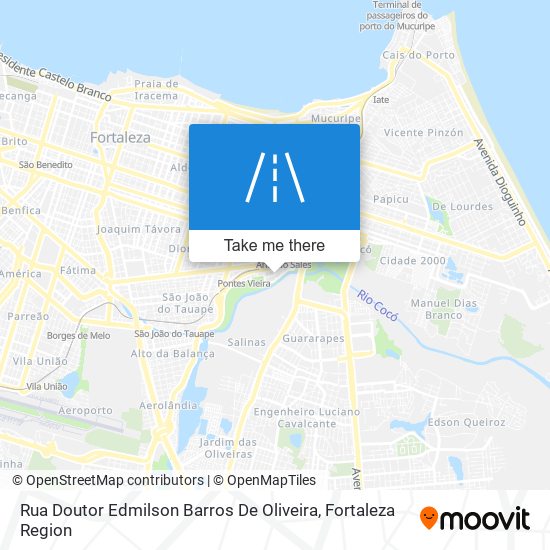 Mapa Rua Doutor Edmilson Barros De Oliveira