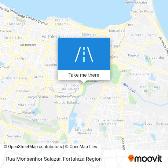 Rua Monsenhor Salazar map