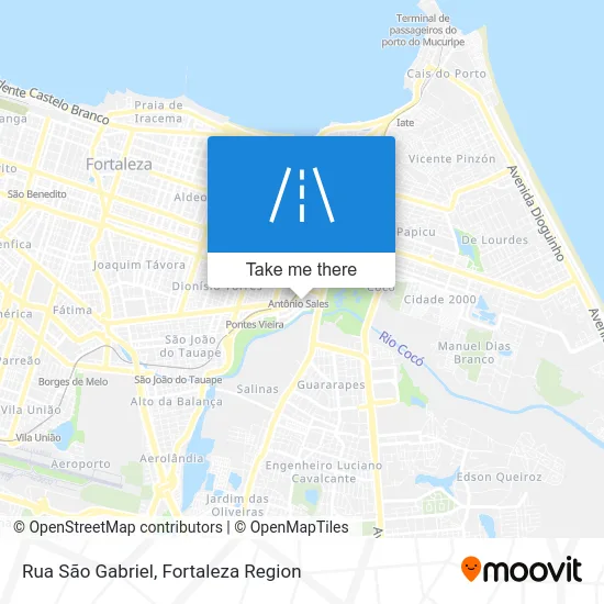 Rua São Gabriel map