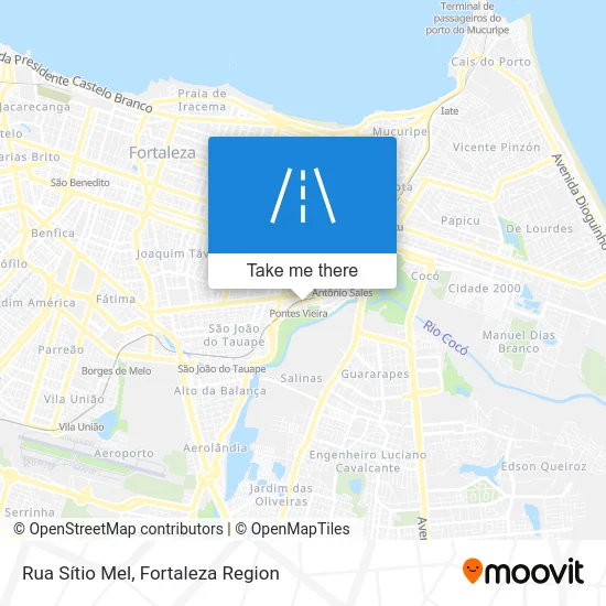 Rua Sítio Mel map