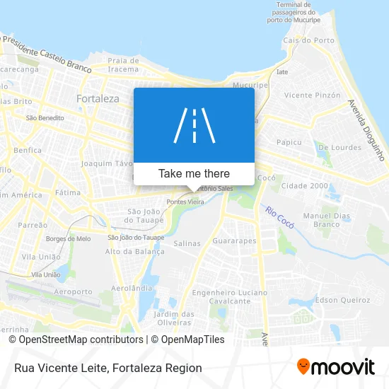 Rua Vicente Leite map