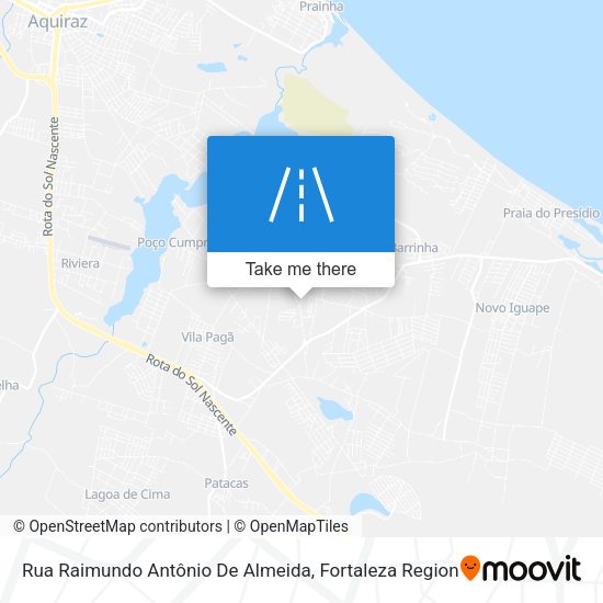 Rua Raimundo Antônio De Almeida map