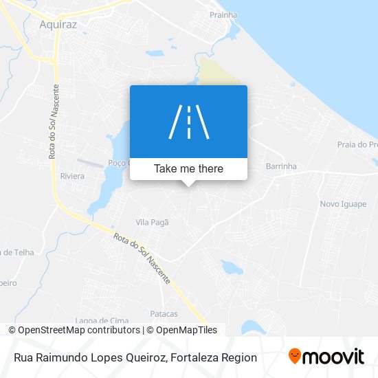 Mapa Rua Raimundo Lopes Queiroz