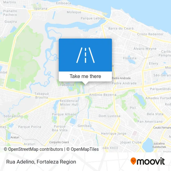 Rua Adelino map