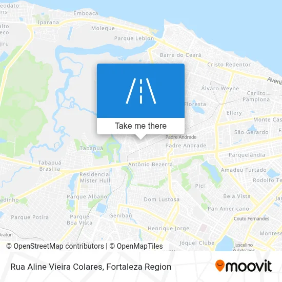 Rua Aline Vieira Colares map