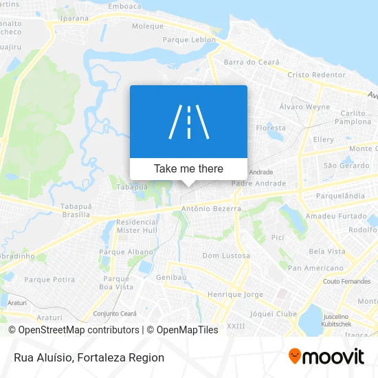 Rua Aluísio map