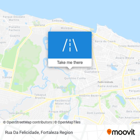 Rua Da Felicidade map