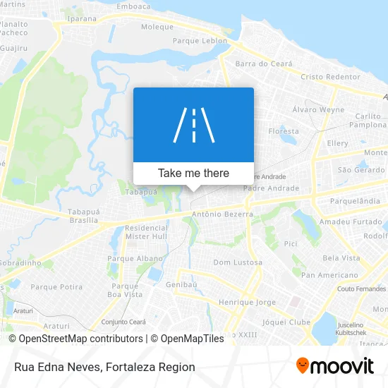 Rua Edna Neves map