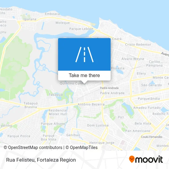 Rua Felisteu map