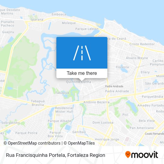 Rua Francisquinha Portela map