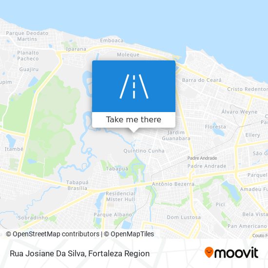 Mapa Rua Josiane Da Silva