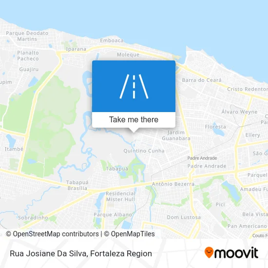 Rua Josiane Da Silva map