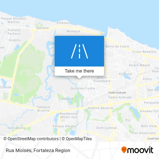 Rua Moisés map