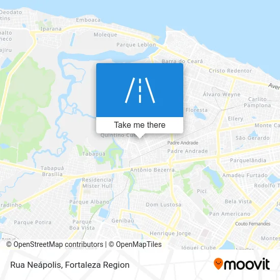 Rua Neápolis map