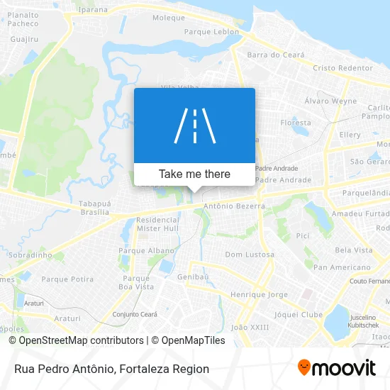 Rua Pedro Antônio map